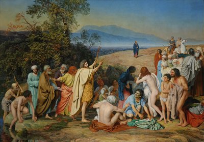 Die Erscheinung Christi vor dem Volk (Die Erscheinung des Messias) von Aleksander Ivanov